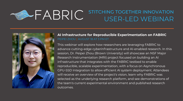 AI Infrastructure for Reproducible Experimentation on FABRIC