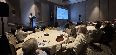 The Minority Serving – Cyberinfrastructure Consortium (MS-CC) 2025 Annual Meeting, Nashville, Tennessee, May 2025. Dr. Elie Kfoury leading a session on conducting research on DPUs using FABRIC.